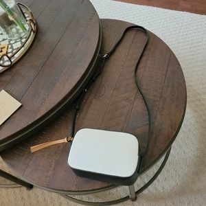Black and white small crossbody